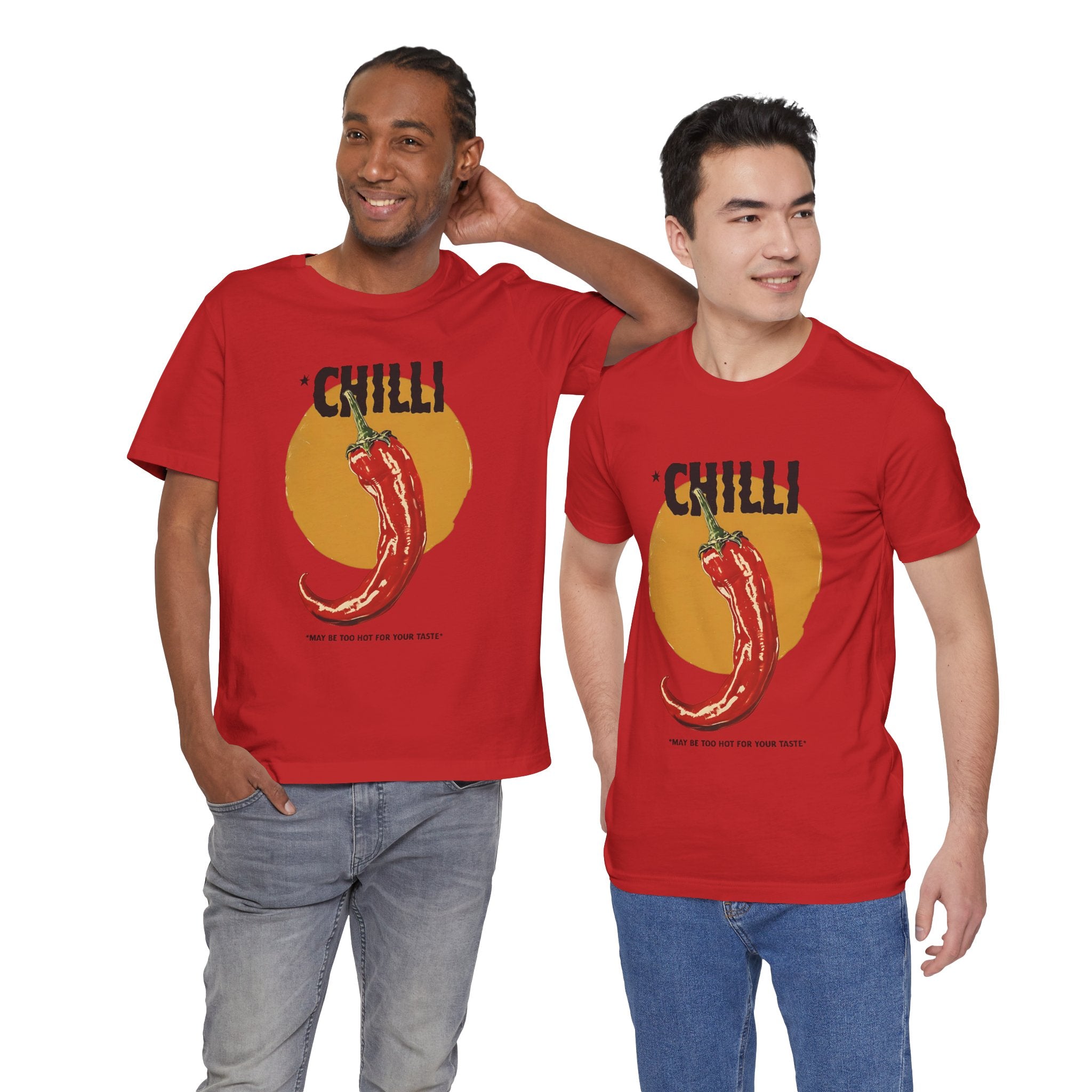 Chilli Vintage Poster T-Shirt — Retro Spicy Pepper Graphic Tee